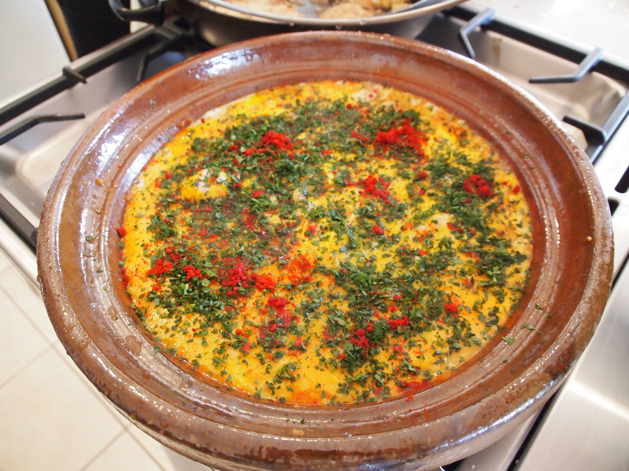 omelette berbere marocaine aux oeufs
