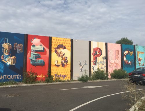 Special plates from Les Puces, Lyon, France