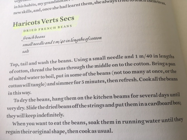 French green beans preserved