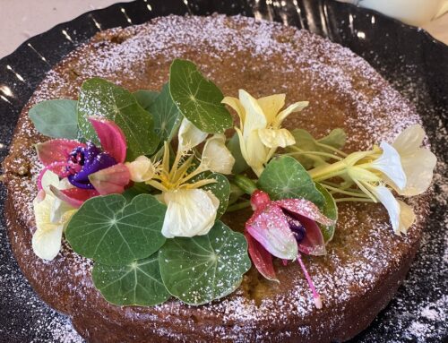 Mandarin and pistachio cake